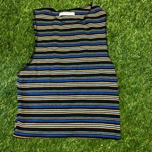 Zara striped muscle tee